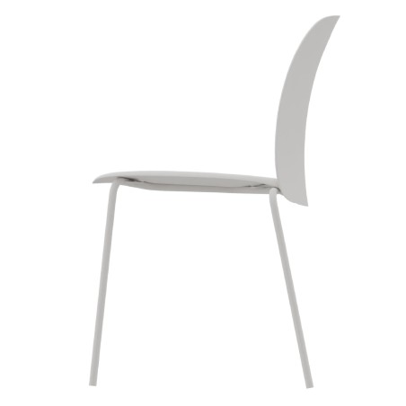 Sedia Mentha in Tecnopolimero - Bianco - h45 cm