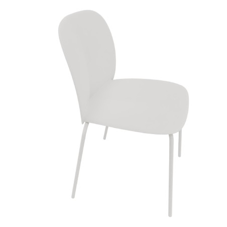 Sedia Mentha in Tecnopolimero - Bianco - h45 cm