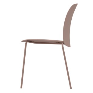 Sedia Mentha in Tecnopolimero - Marrone Caramello - h45 cm 2