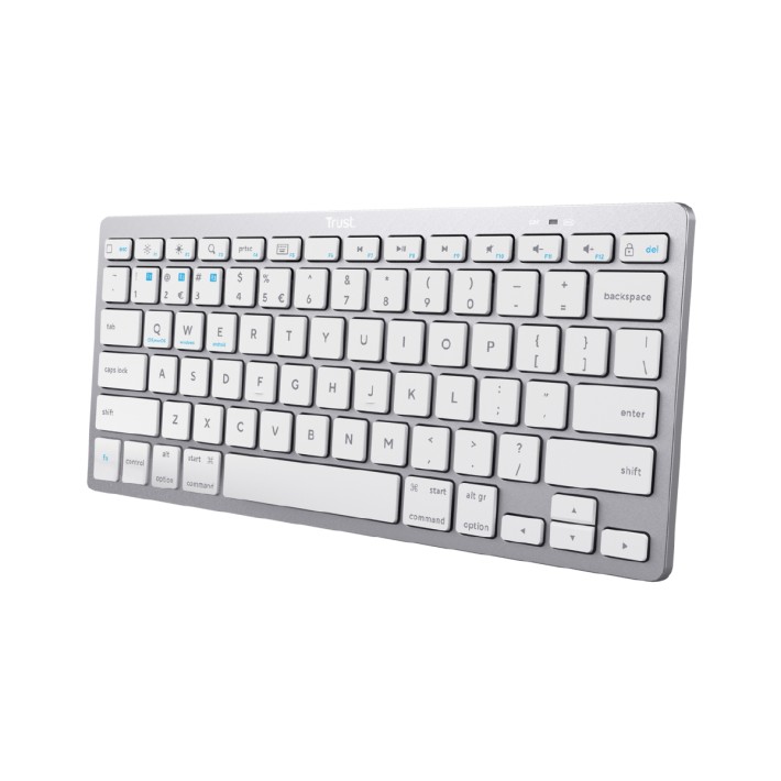 Tastiera IT Ultrasottile - Trust - Wireless Bluetooth - Silver