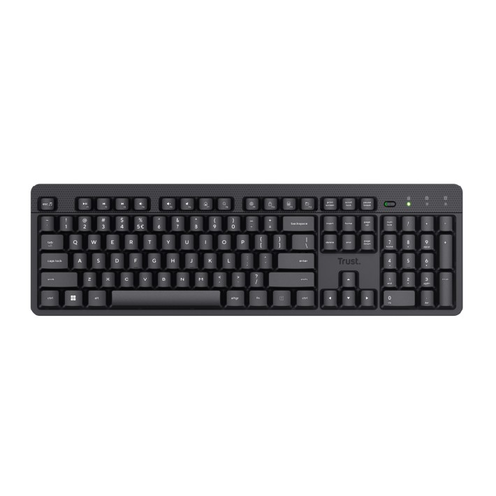 Tastiera IT - Trust Ody II - Wireless Silent - Nero