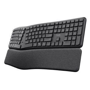 Tastiera IT - Trust Keyra - Ergonomica MultiDispositivo - Wireless - Nero 2