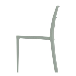 Sedia Sai in Tecnopolimero - Altezza Seduta 42 cm - Colore Scocca Verde Salvia 2