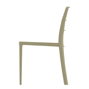 Sedia Sai Go Green  - Altezza Seduta 42 cm - Colore Scocca Tortora 2
