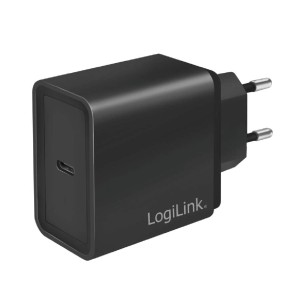 Caricabatterie con una Porta USB C - da Muro - 18 W - Nero