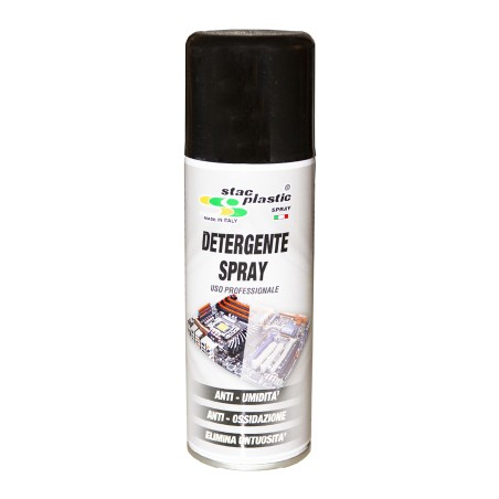 Spray Detergente - per Contatti Anti Ossidazione e Umidità - non Oleoso - 200 ml