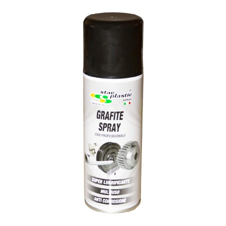 Spray Lubrificante Grafite - Multiuso - Anti Corrosione - senza Olio - 200 ml