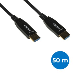 Cavo Ibrido Fibra Ottica AOC - per collegare 2 Dispositivi HDMI - Supporta 4K - 50 m