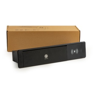 Multipresa da Tavolo - Estraibile - 6 Porte Universali Ita/Shuko - 2 Porte Usb - Nero