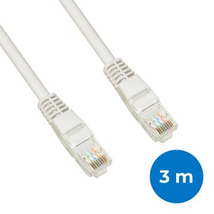 Cavo di Rete - UTP Cat. 5E - Non Schermato - 3 m - Grigio