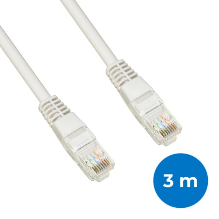 Cavo di Rete - UTP Cat. 5E - Non Schermato - 3 m - Grigio
