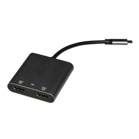 Adattatore - Usb C Maschio - con 2 Porte HDMI