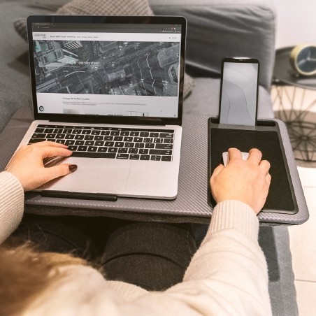 Stazione di Lavoro - per Notebook - con Supporto Smartphone