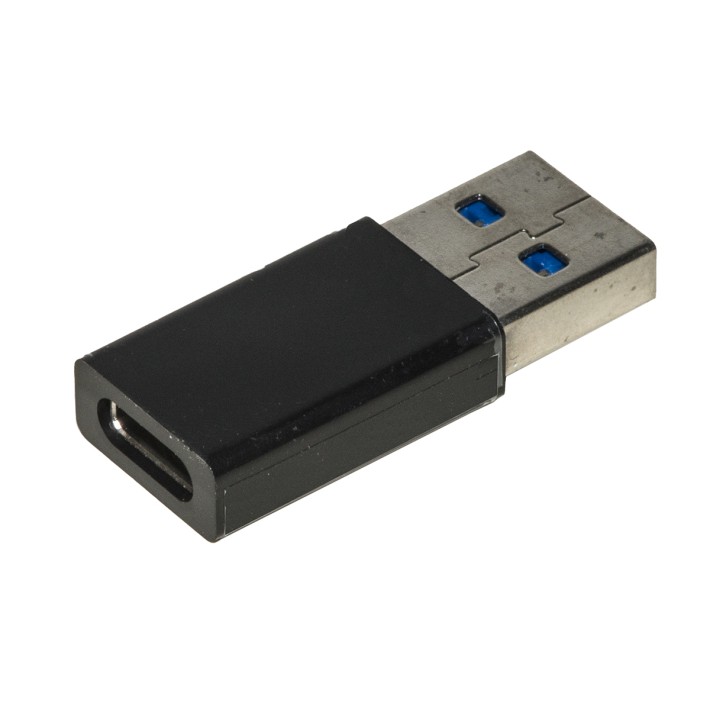 Adattatore - Usb C Femmina - Usb "A" 3.0 Maschio - Nero