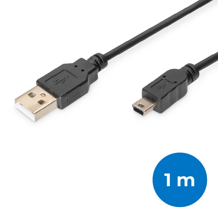 Cavo Usb 2.0 - Mini B - 5 Poli - 1 m