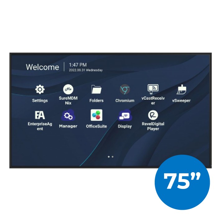 Display di Presentazione 4K da 75" - CDE7530 - Digital Signage