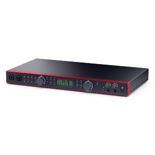 Scheda Audio - Focusrite Scarlett 18i20 4th gen - con Preamplificatori - Funzione Air - con Cavo IEC e USB 2