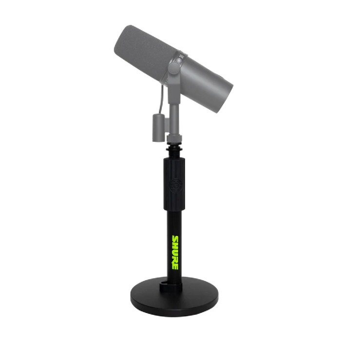 Asta Microfonica DESKTOP1 - da Tavolo - Base Rotonda 6" - con Clip