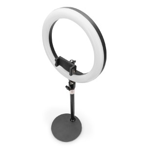 Luce LED ad Anello 33 cm - 1600 Lumen - con Supporto da Tavolo 2