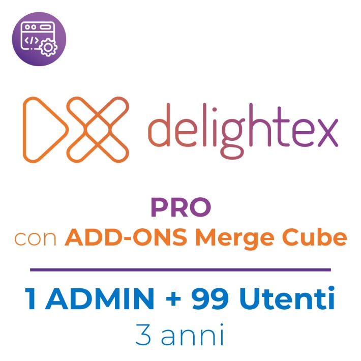 Delightex (ex-Cospaces) | Licenza Pro, 100 Utenti, 3 Anni