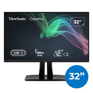 Monitor 32" 4K UHD Pivot Multimediale - VP3256-4K Serie VP - Professional