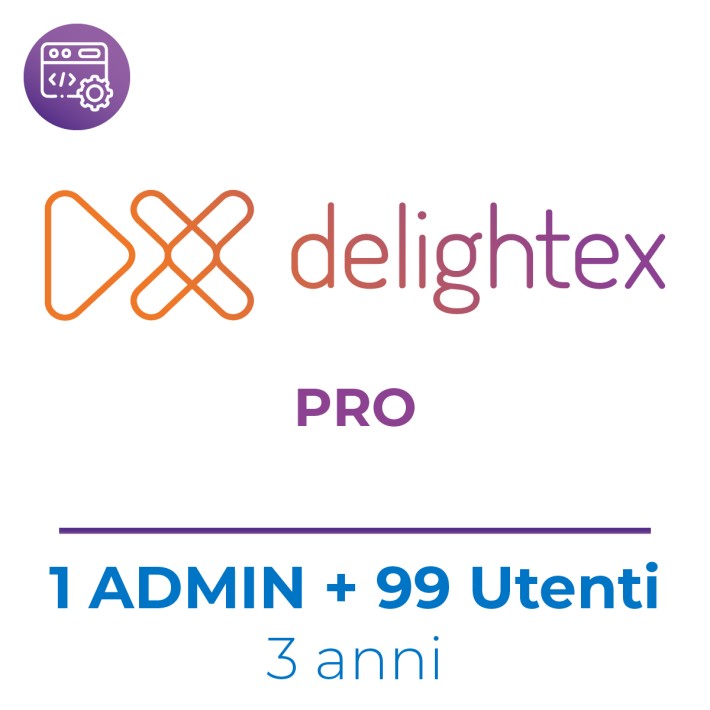 Delightex (ex-Cospaces) | Licenza Pro, 1 Admin, 99 Utenti