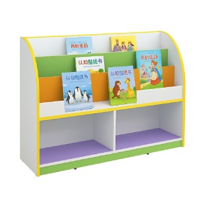 Libreria Infanzia in Legno con 5 Scomparti - Dimensioni 120 x 30 x 90 cm