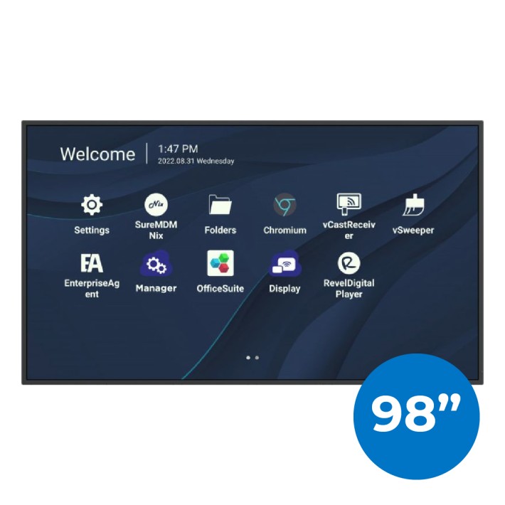 Display di Presentazione 4k da 98" - CDE9830 - Digital Signage