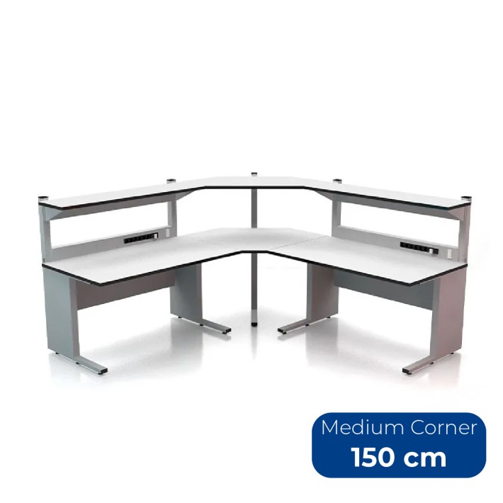 Tavolo Tecnico Corner KE Medium 1500 in Laminato Antigraffio e Antistatico