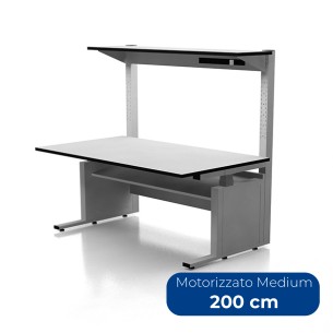 Tavolo Tecnico KE Motorizzato Medium 2000 in Laminato Antistatico e Antigraffio