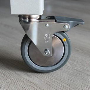 Tavolo per Laboratorio Multiuso ESD-SAFE con Ruote e Ripiano Inferiore - Dimensioni 180 x 80 x 91 cm 2