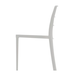 Sedia Sai in Tecnopolimero  - Altezza Seduta 46 cm - Colore Scocca Lino 2