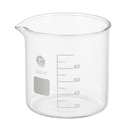 Bicchiere graduato in vetro forma bassa 400 ml