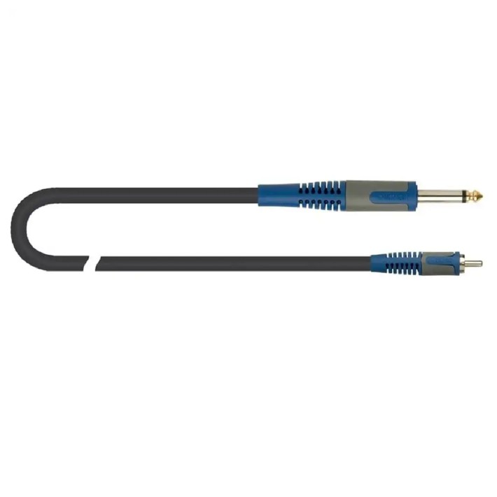 Cavo Adattatore Quik Lok RKSA/128-2 - Jack Mono / RCA M - 2 m - Nero