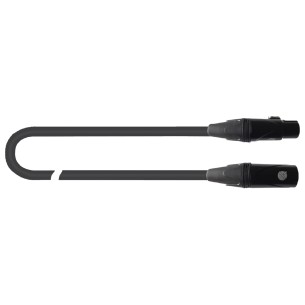 Cavo Microfonico Quik Lok ITST/MF-3 - XLR Maschio/XLR Femmina -  3 m - Nero