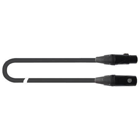 Cavo Microfonico Quik Lok ITST/MF-3 - XLR Maschio/XLR Femmina -  3 m - Nero
