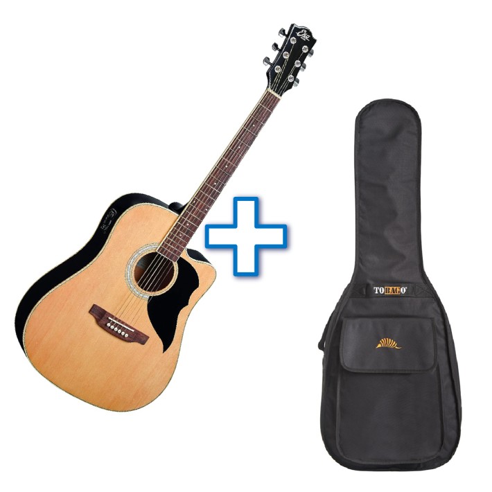 Eko Guitars - Chitarra Acustica - Ranger CW Eq Natural - con Custodia