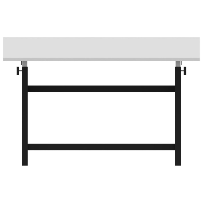 Tavolo MINI Architetto Telescopico con Piano in Melaminico - Dimensioni 75 x 105 cm - Altezza Regolabile 75/105 cm