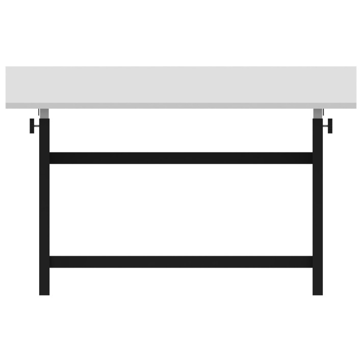 Tavolo Architetto QSA Telescopico con Piano in Melaminico - Dimensioni 80 x 140 cm - Altezza Regolabile 72/105 cm