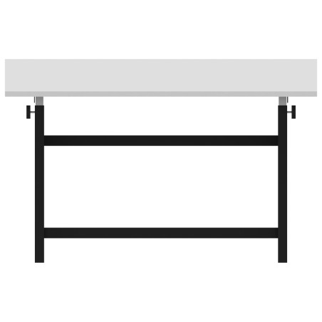 Tavolo Architetto QSA Telescopico con Piano in Melaminico - Dimensioni 80 x 140 cm - Altezza Regolabile 72/105 cm