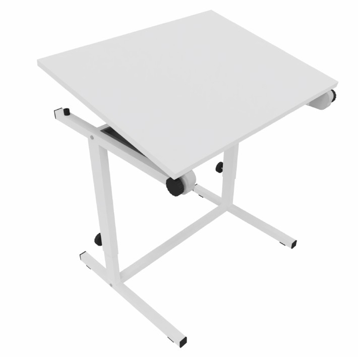 Tavolo Ergonomico Inclinabile con Piano da Disegno in Melaminico - Dimensione Piano 75 x 105 cm