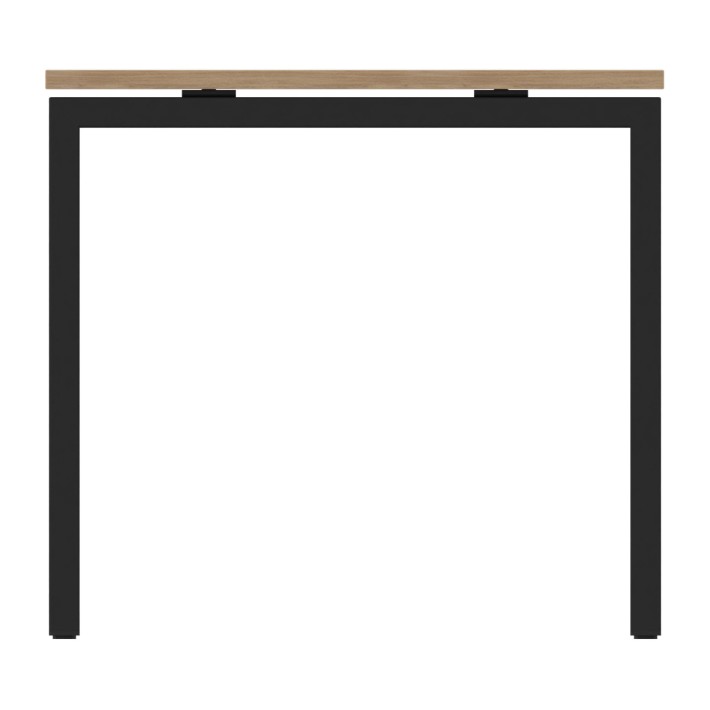 C2105944VM602 Tavolo Nova U in Melaminico - Dimensioni 160 x 80 x 74 cm – Colore Piano Rovere Ambrata – Colore Struttura Nero