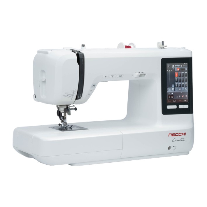 Ricamatrice/Macchina per Cucire Elettronica con Software - Modello Necchi Creator C1200 con 70 Ricami Inclusi