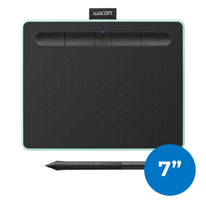 Wacom Intuos Small Bluetooth - Tavoletta Grafica - Dimensione 7" - Nero/Verde