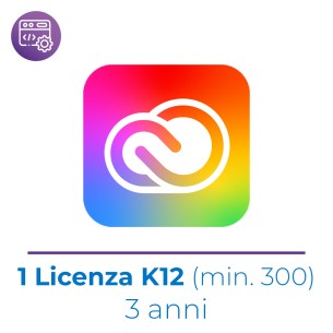 Adobe Creative Cloud Named User K12 - 3 Anni
