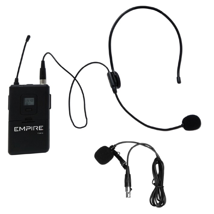 Microfono Wireless da Cintura o Cravatta - MN100 - con Ricevitore