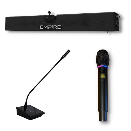 Soundbar Webcam 4K e Microfoni Wireless Empire SBC2 140W