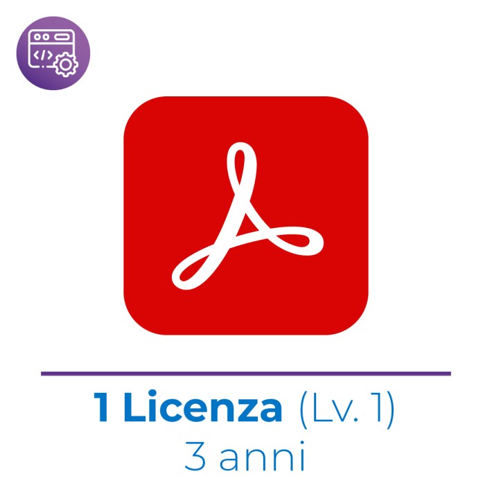 Adobe Acrobat Pro DC - 3 Anni di Produttività