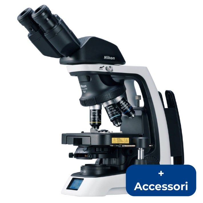 MICROSCOPIO NIKON ECLIPSE Si BINOCULAR SET + ACCESSORI