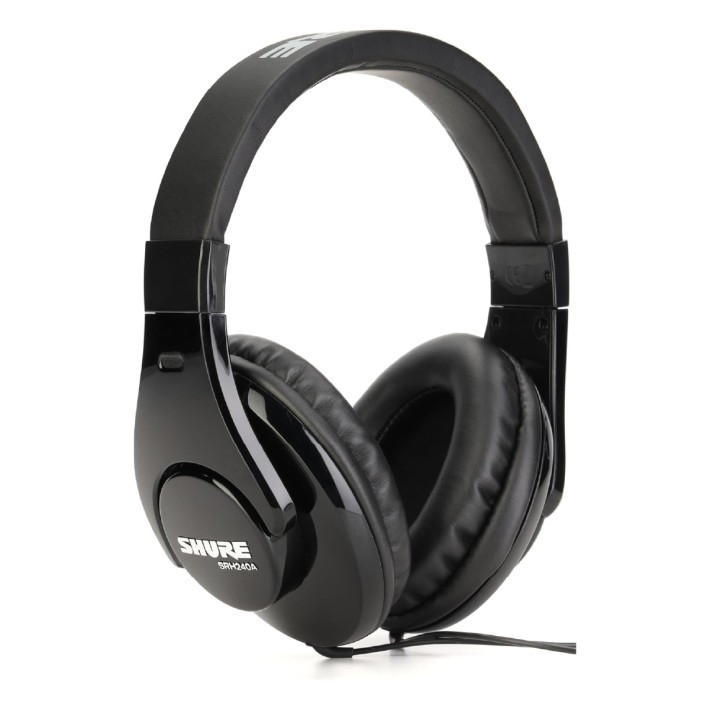 Cuffia Chiusa Circumaurale con Filo - Shure SRH240A BK - Nero